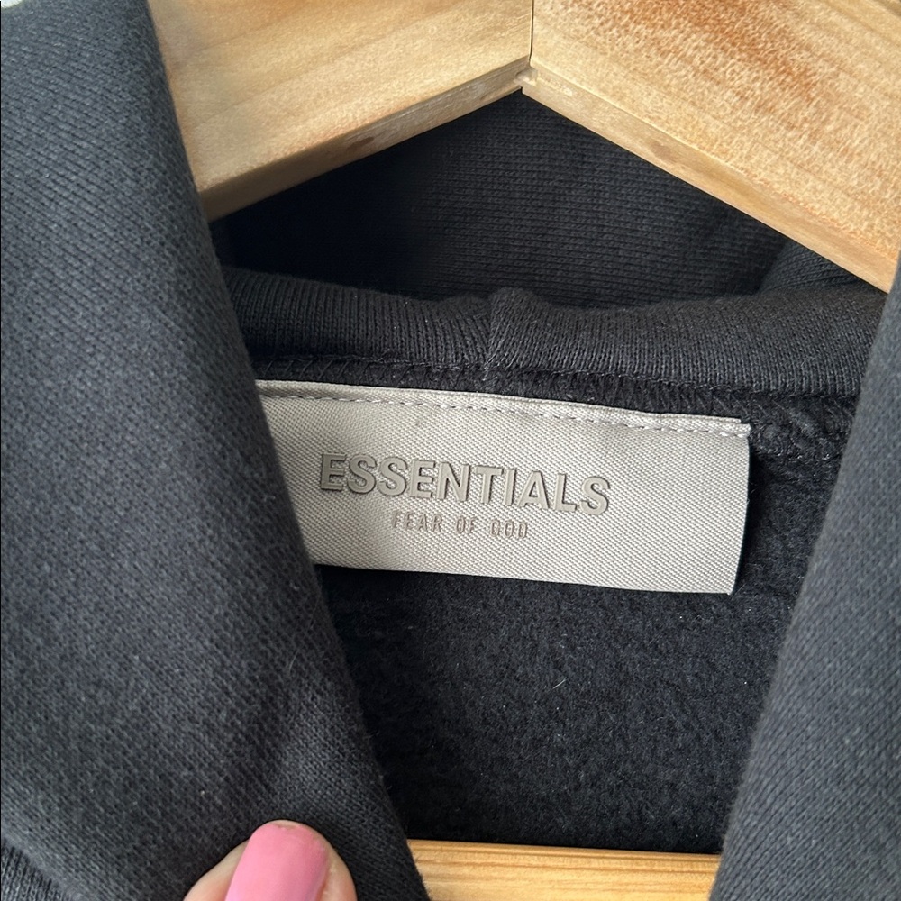 Essentials Charcoal Hoodie - Picture 3 of 3